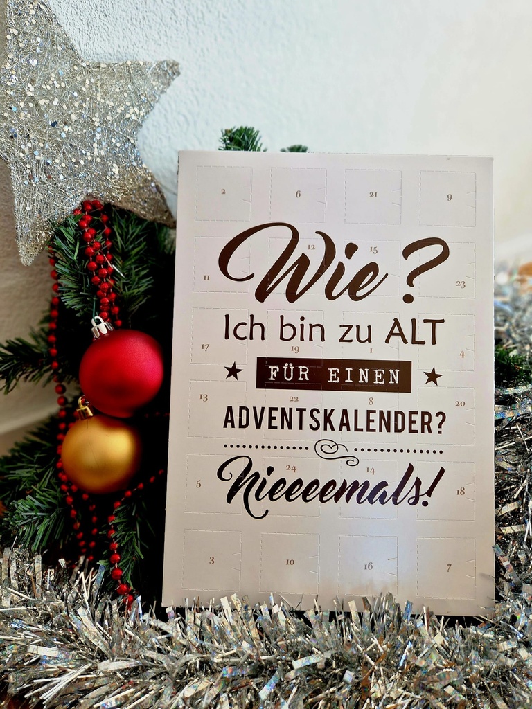 Adventskalender mit Truffes (Ich bin zu alt)